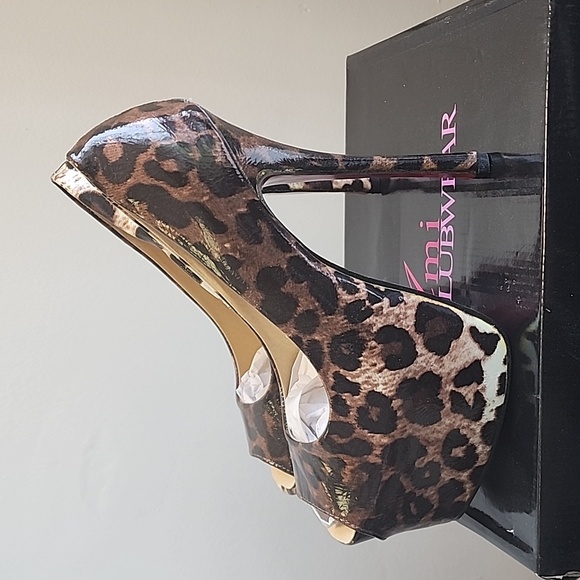 Platform Peep toe heels - Picture 2 of 4